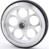 Polished Wheelie Bar Wheel 5-Hole with Bearing - image 1