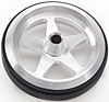 Polished Wheelie Bar Wheel 5-Spoke (Star) - image 3