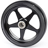 Black Wheelie Bar Wheel with Bearing 5-Spoke (Star) - image 1