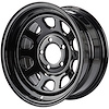 D Window Wheel [Size: 15" x 7"] Black - image 1