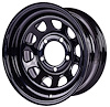 D Window Wheel [Size: 15" x 7"] Black - image 1