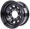 D Window Wheel [Size: 16" x 8"] Black - image 1