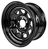 D Window Wheel [Size: 16" x 8"] Black - image 1