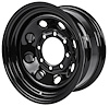 Baja-8 Steel Wheel [Size: 16 x 7"] Black - image 1