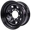 Baja-8 Steel Wheel [Size: 16 x 8"] Black - image 1