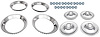 Rally Wheel Restoration Kit with 1967 Drum Brake Center Cap Set [15 in. x 7 in. Wheels] - image 1