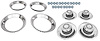 Rally Wheel Restoration Kit with Derby Style Center Cap Set [15 in. x 7 in. Wheels] - image 1
