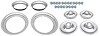 Rally Wheel Restoration Kit with 1967 Drum Brake Center Cap Set [15 in. x 8 in. Wheels] - image 1