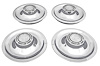 1967 Design Disc Brake Style Center Caps [Stainless, Chrome, Bowtie] - image 1