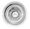 1967 Design Disc Brake Style Center Caps [Stainless, Chrome, Bowtie] - image 2