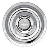 1967 Design Drum Brake Style Center Caps [Stainless, Chrome, Bowtie] - image 2