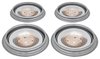 Rally Wheel Center Caps - Flat Base [Chrome, Stainless, 4-PC] - image 4