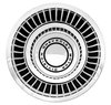 Rally Wheel Derby Style Wheel Center Caps with Chevrolet Motor Division [Stainless, Chrome, 4-PC] - image 2