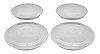 "Police" Rally Wheel Center Caps - GM Licensed Bowtie [Chrome, Stainless, 4-PC] - image 1