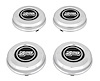 "Z28" Rally Wheel Center Caps Fits OE 5-Spoke Wheels- GM Licensed [Chrome, Stainless, 4-PC] - image 1
