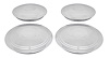 "Police" Flat Wheel Center Caps Fits OE & Aftermarket Chevy Corvette Rally Wheels [Chrome, Stainless, 4-PC] - image 1