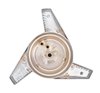 3-Bar Swept Fluted Spinner Center Caps - 1967-1968 Style Chevrolet Rally Wheels - image 3