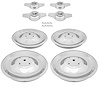 Chevy Crossed Flags 2-Bar Straight Spinner & Hub Cap Kit - image 1