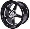 SSR Star Wheel [Size: 17" x 10"] Gloss Black - image 1