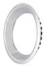 Stainless Steel Rally Trim Ring Set for 1968-1982 Chevrolet Corvette w/15" x 8" Rally Wheels - image 3