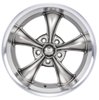 Resto-Rod Wheel [Size: 17" x 7"] Machined Lip with Grey Spokes - image 2