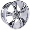 Resto-Rod Wheel [Size: 20" x 10"] Chrome - image 3