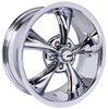 Resto-Rod Wheel [Size: 18" x 8"] Chrome - image 3