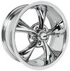 Resto-Rod Wheel [Size: 18" x 8"] Chrome - image 3