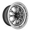 SSR Spike Wheel [Size: 15" x 7"] Polished Lip with Black Milled Spokes - image 3