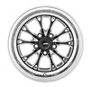 SSR Spike Wheel [Size: 15" x 8"] Polished Lip with Black Milled Spokes - image 2