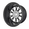SSR Spike Wheel [Size: 15" x 8"] Polished Lip with Black Milled Spokes - image 4