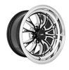 SSR Spike Wheel [Size: 15" x 8"] Polished Lip with Black Milled Spokes - image 3