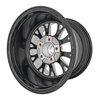 SSR Spike Wheel [Size: 15" x 10"] Polished Lip with Black Milled Spokes - image 4