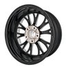 SSR Spike Wheel [Size: 17" x 7"] Polished Lip with Black Milled Spokes - image 4