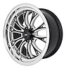 SSR Spike Wheel [Size: 17" x 8"] Polished Lip with Black Milled Spokes - image 1