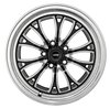 SSR Spike Wheel [Size: 17" x 10"] Polished Lip with Black Milled Spokes - image 2