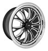 SSR Spike Wheel [Size: 17" x 10"] Polished Lip with Black Milled Spokes - image 3