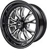 SSR Spike Wheel [Size: 15" x 7"] Gloss Black - image 1