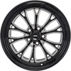 SSR Spike Wheel [Size: 17" x 8"] Gloss Black - image 2
