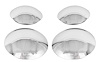 Baby Moon Center Caps [Stainless Steel, Polished] - image 1