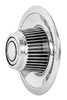 Derby Style Center Caps [ABS Plastic, Chrome] - image 4