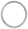Ribbed Hotrod Style Trim Rings for 15 in. Rally and OE Steel Wheels [Stainless Steel, Chrome] - image 2