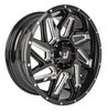 Catalyst Wheel [Size: 20" x 9"] Gloss Black with Milled Spokes - image 2