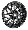 Catalyst Wheel [Size: 20" x 10"] Gloss Black with Milled Spokes - image 1