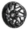 Catalyst Wheel [Size: 20" x 10"] Gloss Black with Milled Spokes - image 2