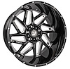 Catalyst Wheel [Size: 22" x 12"] Gloss Black with Milled Spokes - image 1