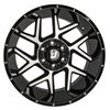 Reactor Wheel [Size: 20" x 10"] Gloss Black with Milled Spokes - image 3