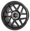 Reactor Wheel [Size: 22" x 12"] Gloss Black with Milled Spokes - image 4