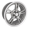 JV-1 Wheel [Size: 17" x 7"] Grey Spokes with Milled Outer Lip - image 1