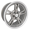 JV-1 Wheel [Size: 18" x 8"] Grey Spokes with Milled Outer Lip - image 1